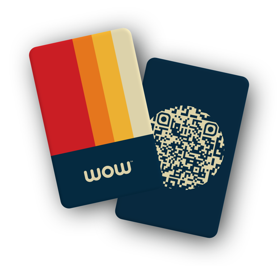 Plastic Card (with WOW logo)